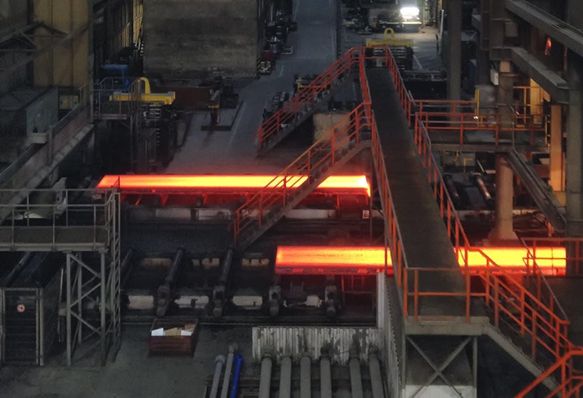 steel manufacturing plant